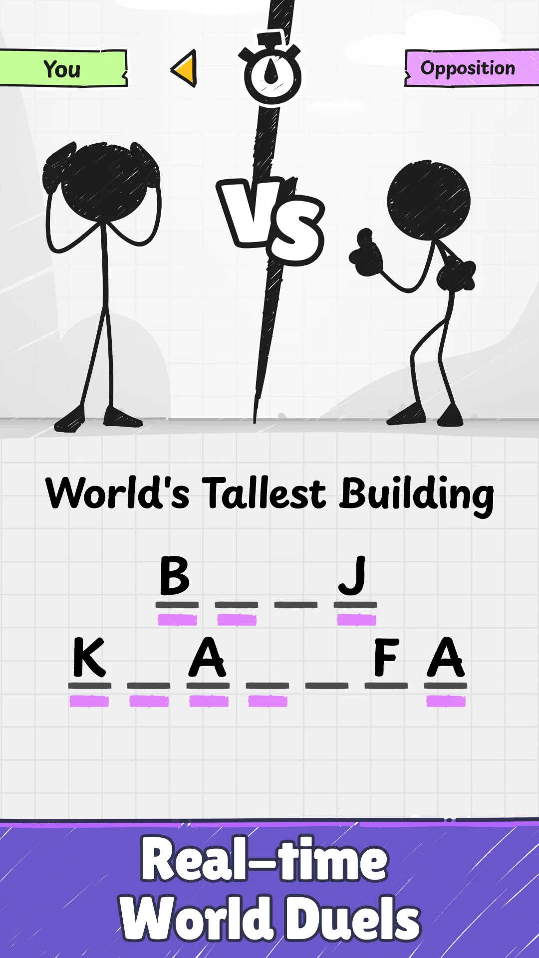 Hangman Duel: Online Word Game screenshot